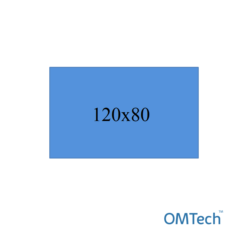 Покриття операційне OMTech™ 120см х 80см (ламінований спанбонд - 45 г/м2), стерильне